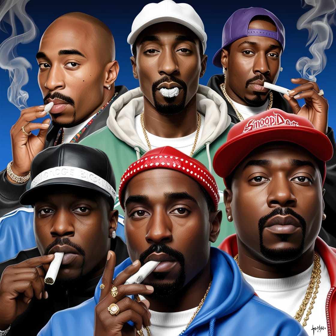 Link of Ganja in HIP-HOP 80s-90s